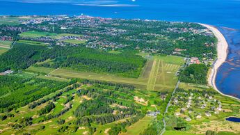 Flugplatz Wyk in Wyk auf Föhr im Bundesland Schleswig-Holstein, Deutschland