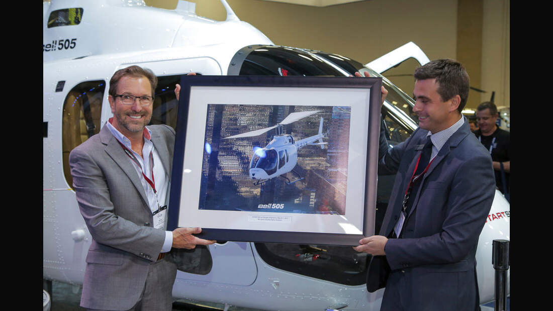 Bell übergibt erste 505 Jet Ranger X