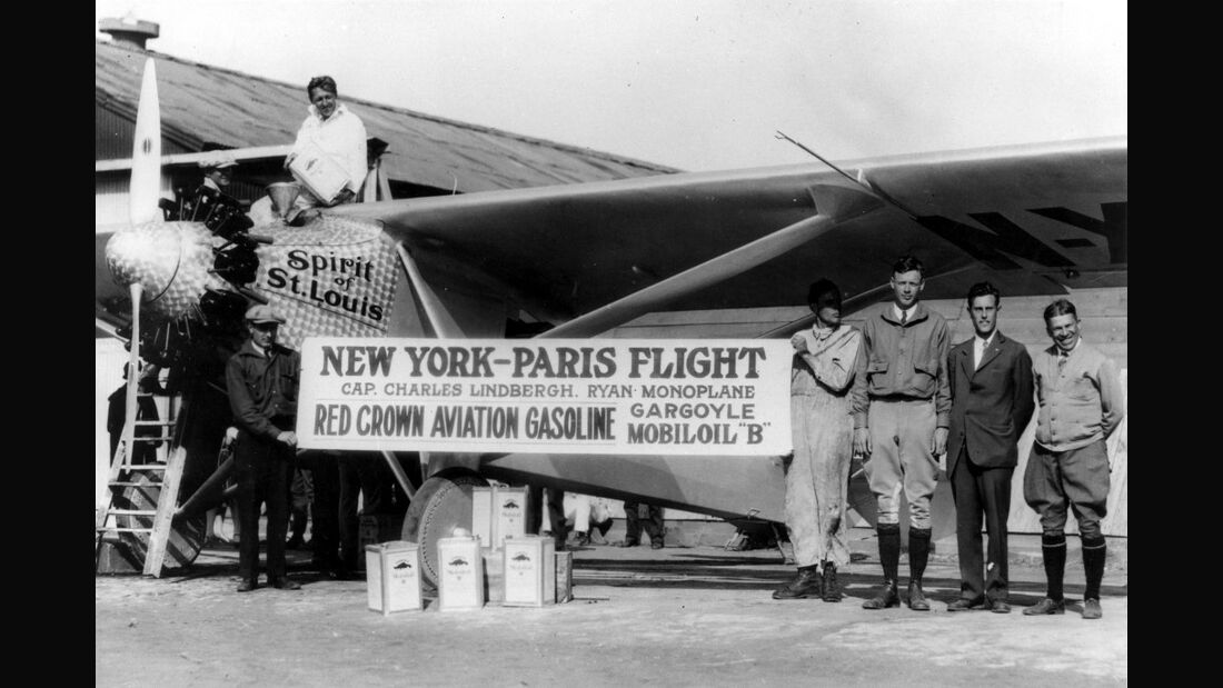 Lindberghs Alleinflug über den Atlantik