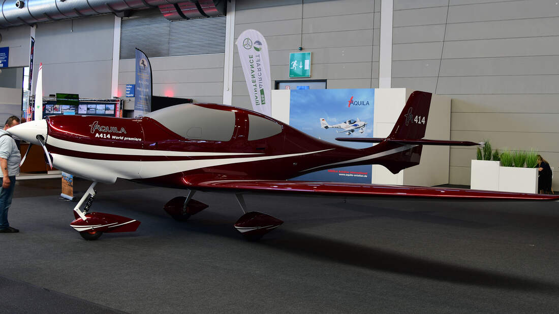 Viersitzer Aquila A414 Großer Vogel aus Schönhagen → flugservice