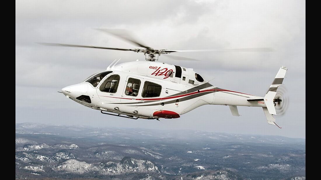Erste Bell 429 mit Einziehfahrwerk für europäische Kunden 