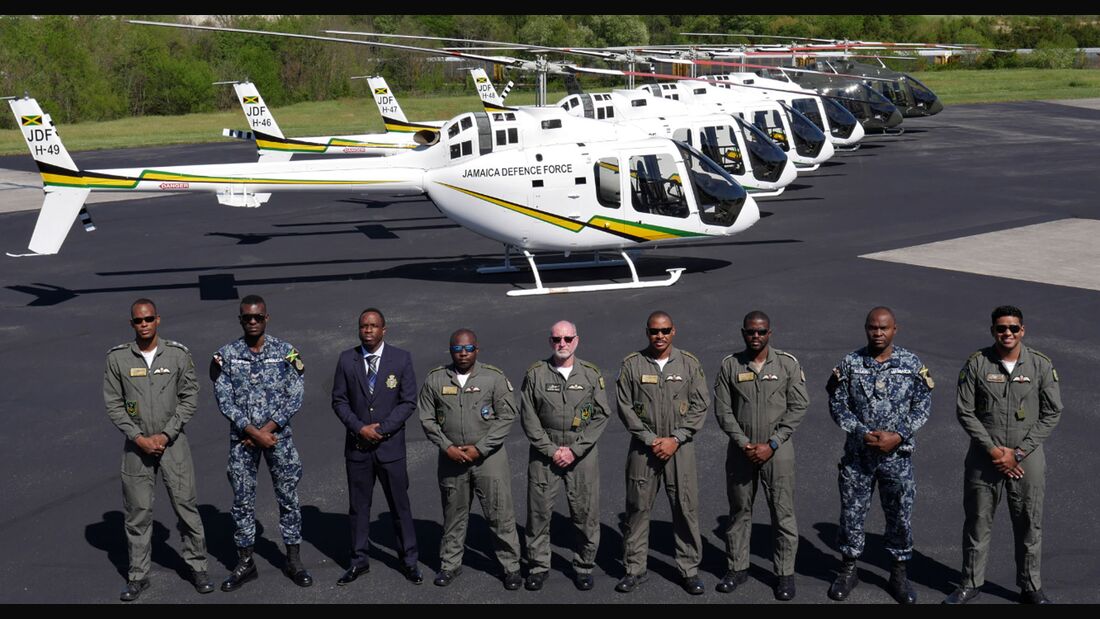 300. Bell 505 JRX fliegt in Jamaika
