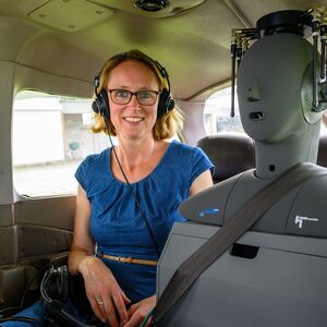 Schallmessung an Bord der Cessna 172: Acht Mikrofone für Charly